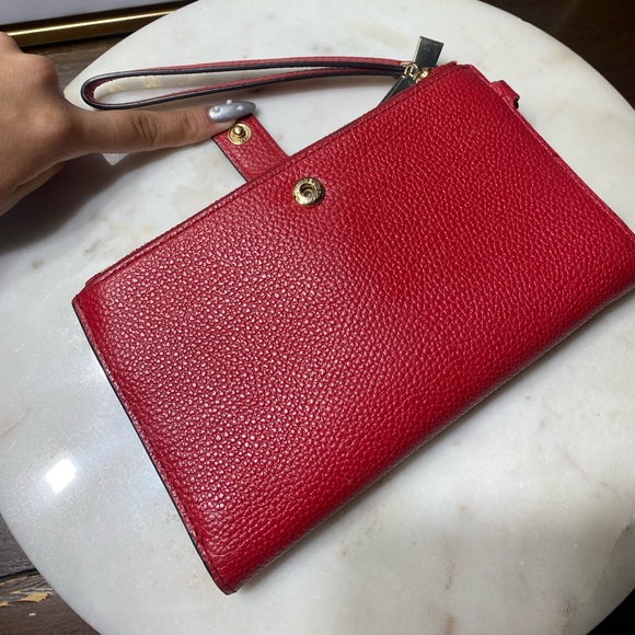 Michael Kors Adele mulberry Leather Smartphone Wallet EUC - Picture 11 of 15